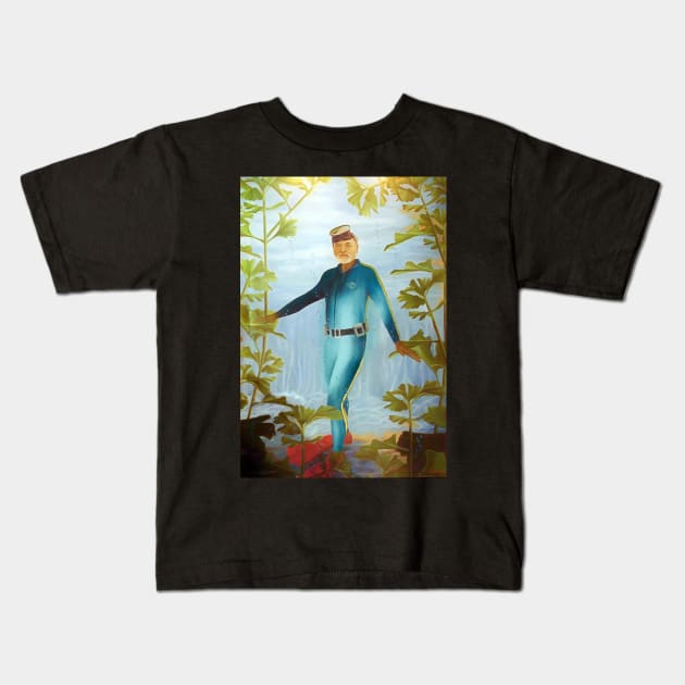 Bill Murray as Steve Zissou, Very Lifelike... Kids T-Shirt by DesignDLW